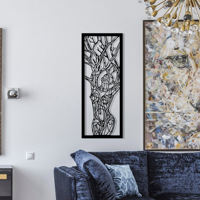 Wallity Vuslat Escultura de pared de metal Negro Wallity Vuslat Escultura de pared de metal Negro